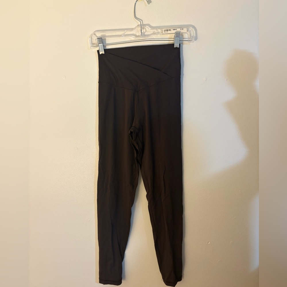 Offline Aerie Brown Crossover Leggings